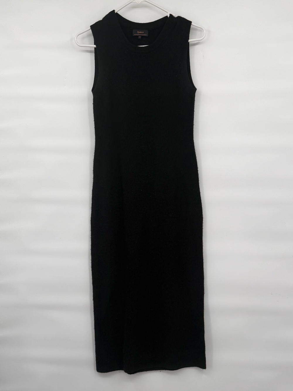 Quince Mongolian Cashmere sleeveless sweater midi dress